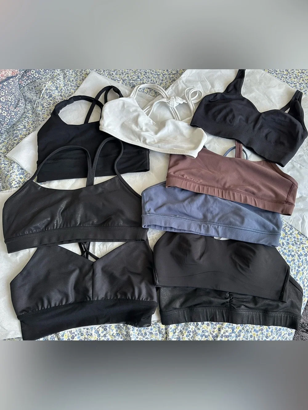 Lululemon Alo Yoga Sports Bra Bundle Lot 9 XS/S Workout Yoga